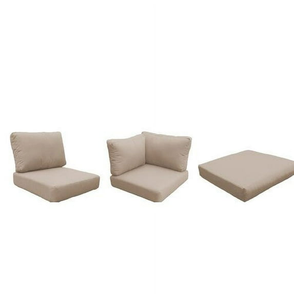 TK Classics CUSHIONS-FLORENCE-07a-WHEAT Cushion Set for Florence-07a, Wheat