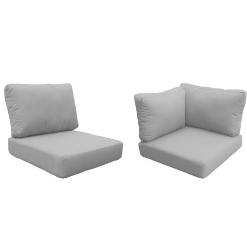 High Back Cushion Set for FLORENCE-09b in Grey
