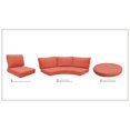 thumbnail image 1 of High Back Cushion Set for LAGUNA-08e, 1 of 2