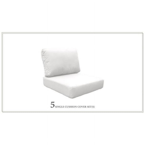 High Back Cushion Set for MIAMI-06e in Sail White