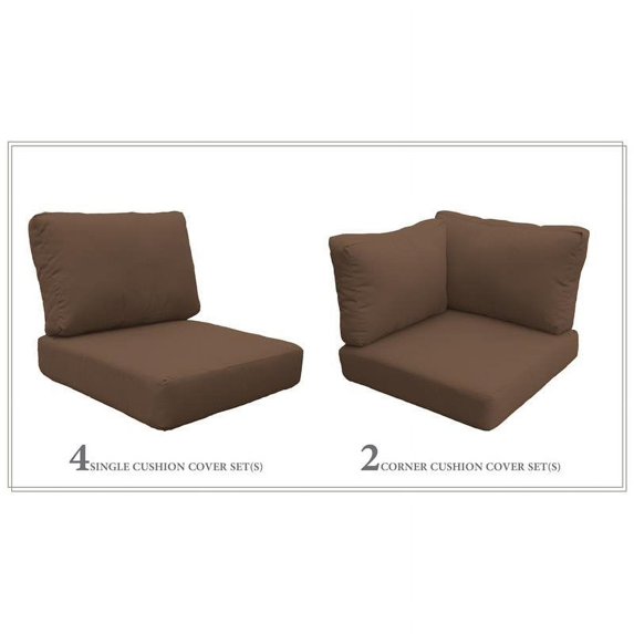 High Back Cushion Set for VENICE-07c in Cocoa