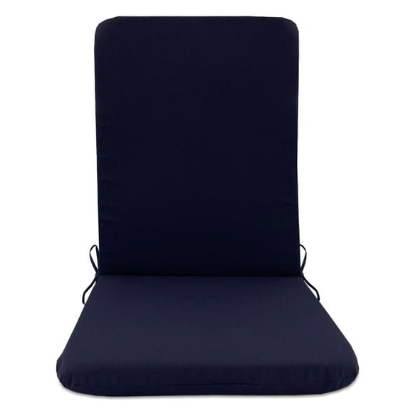 High Back Cushion for Outdoor Chairs - Weather Foam Filled Pad for Comfort in Various Settings