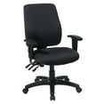 thumbnail image 1 of High Back Dual Function Ergonomic Office Chair in Coal Black Fabric, 1 of 4