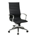 High Back Eco Leather ChairColorBlack