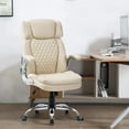 High Back Ergonomic Office Chair Flip Arms Big & Tall Executive Swivel