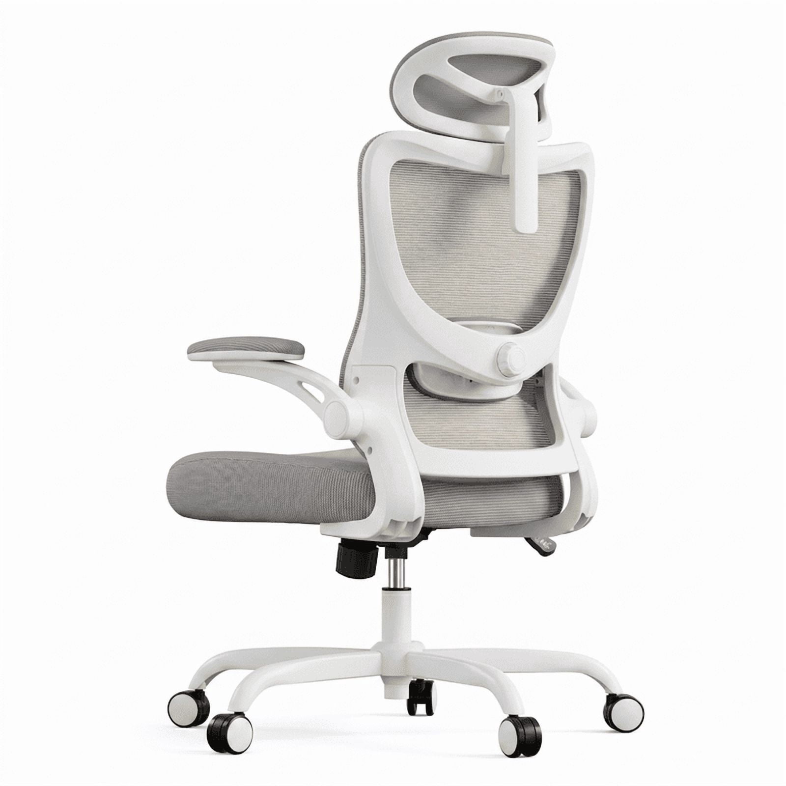 Kyspho High Back Ergonomic Office Chair with Headrest and Adjustable Lumbar Support, Mesh Desk Chair with 3D Armrests, Reclining Computer Chair for Home Office, 300 lbs Capacity