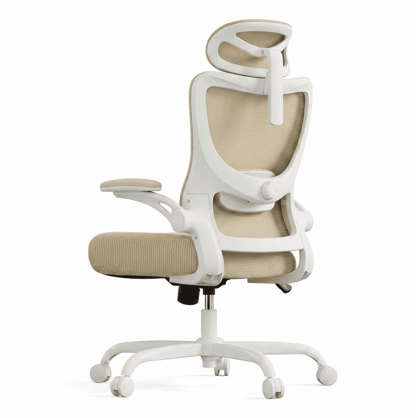 High Back Ergonomic Office Chair with Headrest and Adjustable Lumbar Support, Mesh Desk Chair with 3D Armrests, Reclining Computer Chair for Home Office, 300 lbs Capacity
