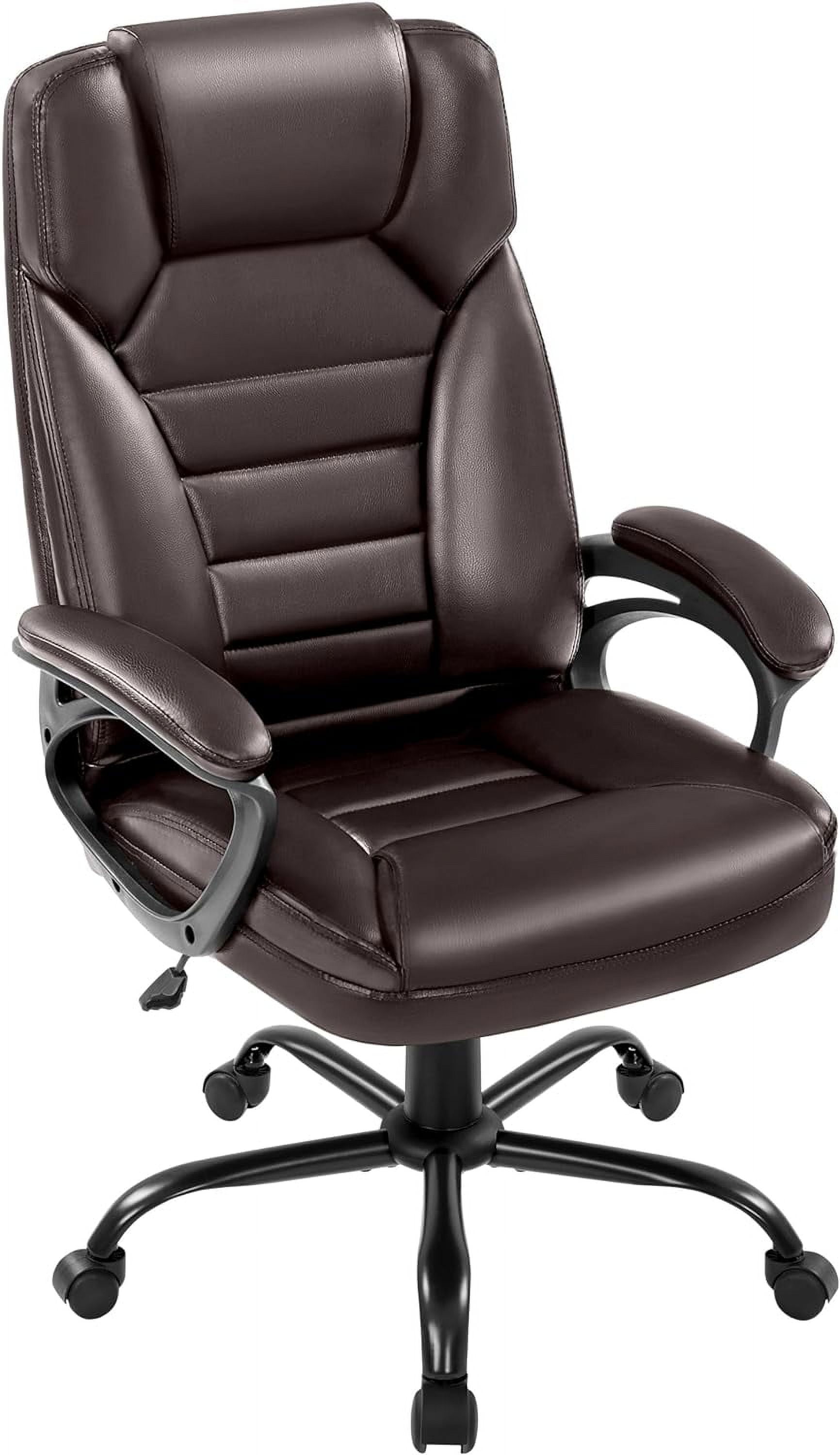 High Back Executive Office Chair Big and Tall Managerial Chair Faux