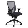 thumbnail image 1 of High-Back Mesh Chairs with Fabric Seat - Black, 1 of 1