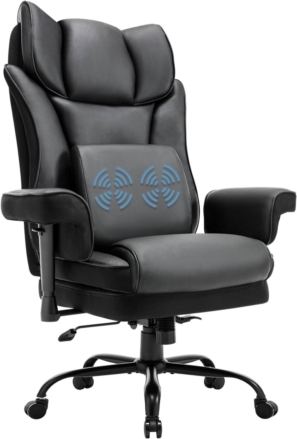 High Back Office Chair, 400Lbs Rocking Desk Chair, Ergonomic Executive ...