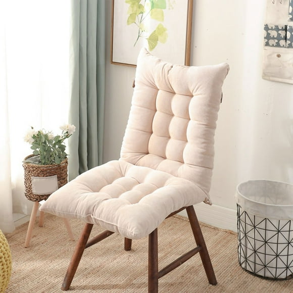 High Back Office Chair Cushion Soft Chair Pad with Ties - Memory Foam Chair Seat Cushion for Desk,Gaming,Bench,Patio Furniture or Floor Sitting