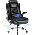High Back Office Chair with Flipup ArmrestsExecutive Computer Desk