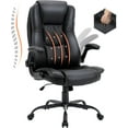 High Back Office Chair, Leather Executive Office Chair, Ergonomic Home