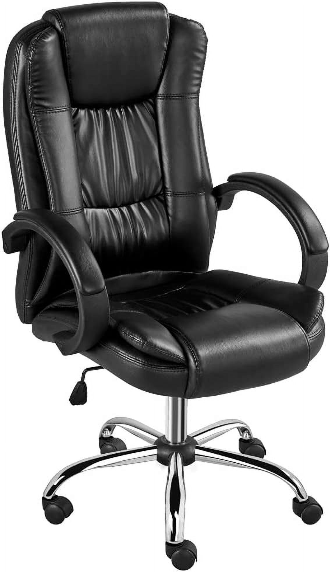 High Back Office Desk Chair PU Leather Computer Chair Swivel Conference