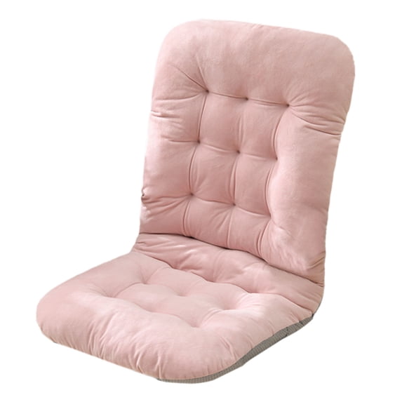 High Back Rocking Chair Cushion Non Patio Seat Pad with Ties Tufted Design Indoor Outdoor Use