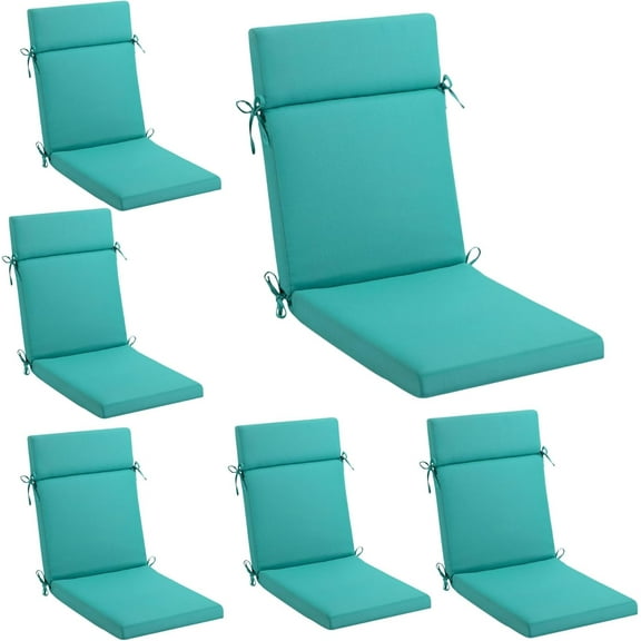 High Back Rocking Chair Cushions for Outdoor Furniture Rocking Chair Cushions Indoor Lawn for Outdoor Indoor Home Office (6, Green)