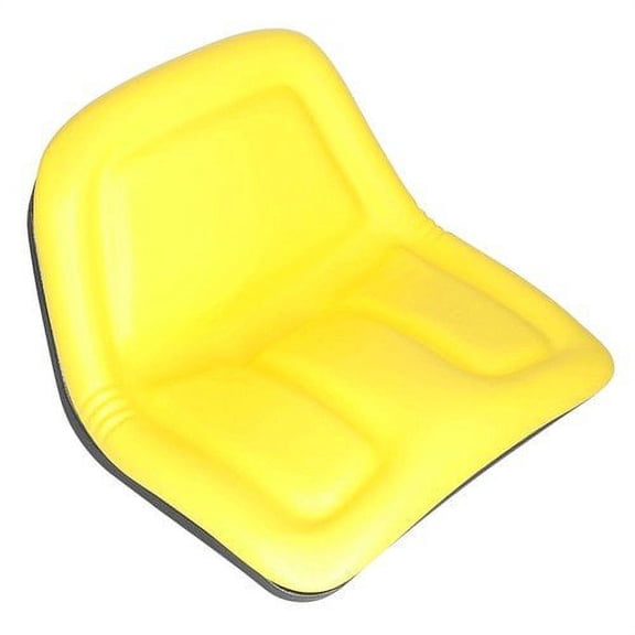 High Back Seat Vinyl Yellow fits John Deere 375 570 3375 4475 5575 160 165 316 318 322 330 332 420 430 Gator TX Turf 4x2 375 160 330 420 430 TY15863