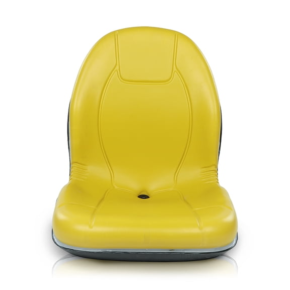 High Back Tractor Seat Fit for John Deere Compact Utility Tractors: 655, 755, 756, 855 for 2305, 2320, 2520, 2720, Might Have to Replace Existing Kill Switch Yellow