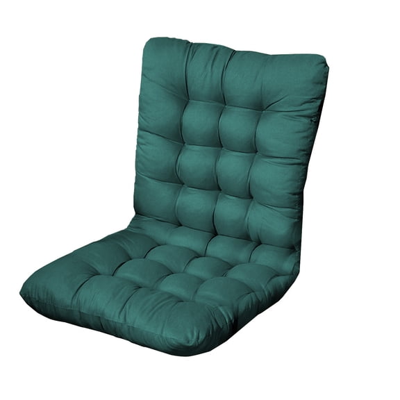 High Back Tufted Chair Cushion, Thick Deep Seat Padded Patio Furniture Cushion, Soft Comfort Replacement Cushion for Indoor Outdoor Wicker Chair Sofa, 27.56×13.78in