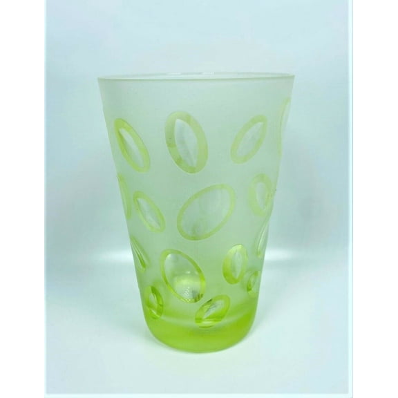 High Ball Tumbler Green 3.5"diam x 5.3"H - Manorisms