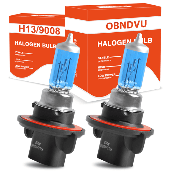 High Beam and Low Beam Headlight Bulb - Compatible with 2004 - 2014 Ford F-150 2005 2006 2007 2008 2009 2010 2011 2012 2013