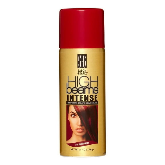 High Beams Intense Temporary Spray On Hair Color, 40 Burgundy, 2.7 Oz..