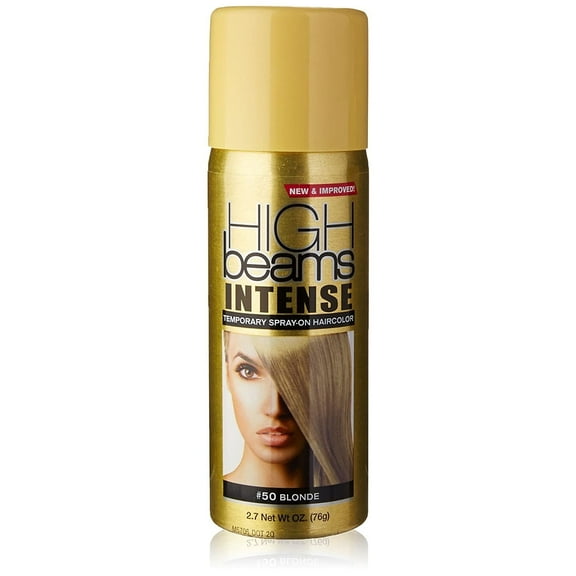 High Beams Intense Temporary Spray On Hair Color, Blonde, 2.7 Oz., Pack of 6
