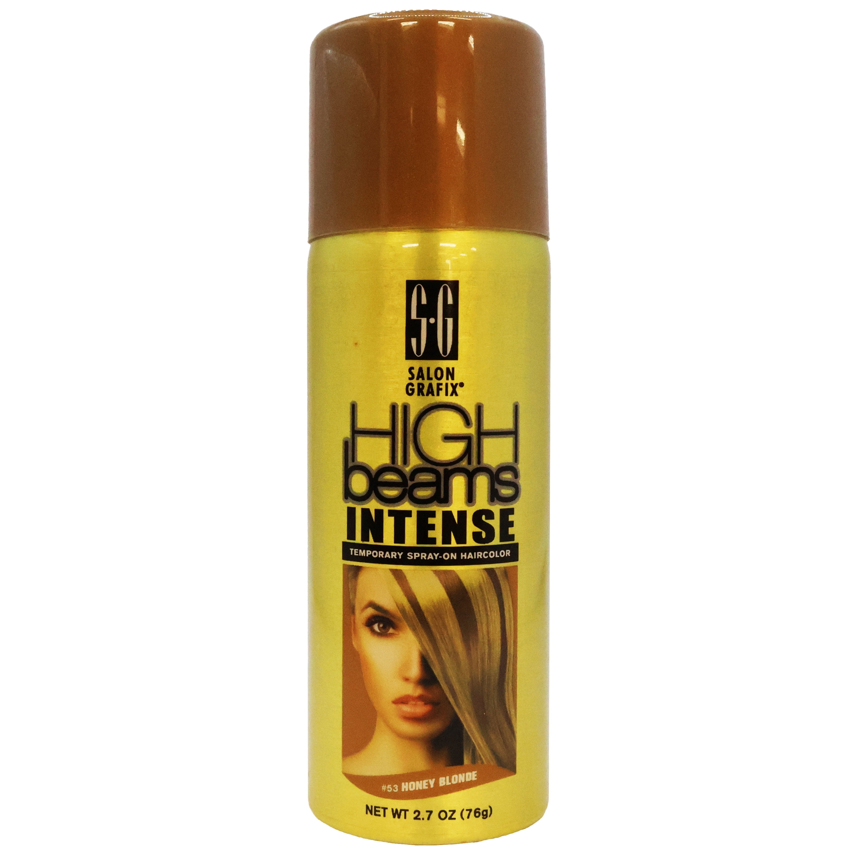 High Beams Intense Temporary Spray on Hair Color, Honey Blonde, 2.7 oz, 3 Pack
