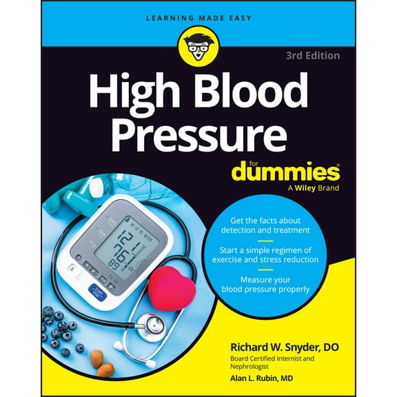 High Blood Pressure for Dummies, (Paperback)