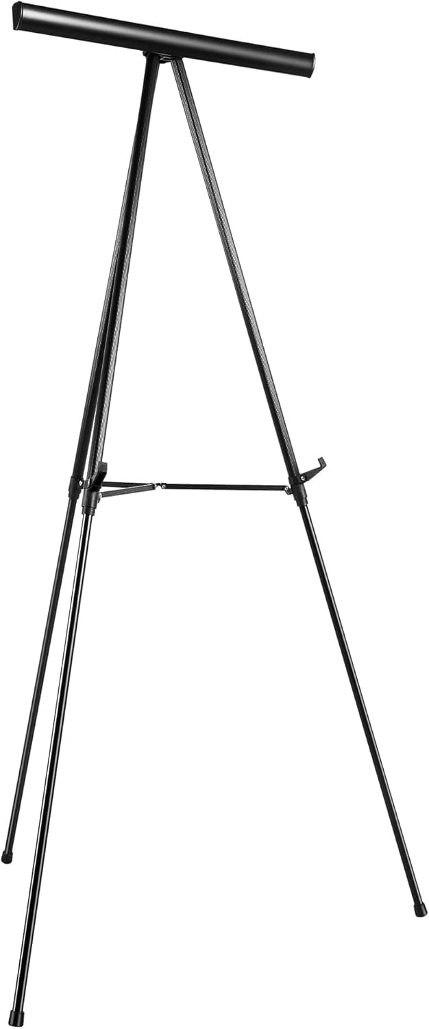 US Art Supply Boardroom XL 70" Heavy-Duty Aluminum Flipchart Easel - Holds Up To 45 Lbs, Adjustable Height