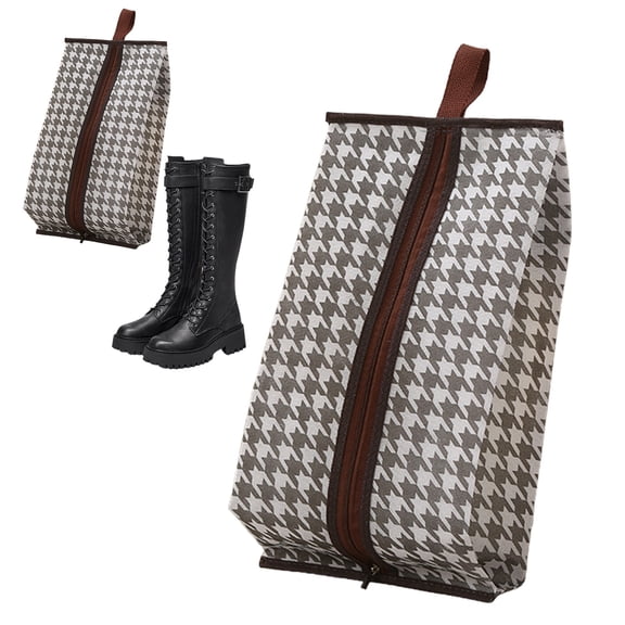 High Boot Storage Bag with Handle and Zipper, Dustproof Travel Shoe Bag for Closet Organization, A, By Preplabs