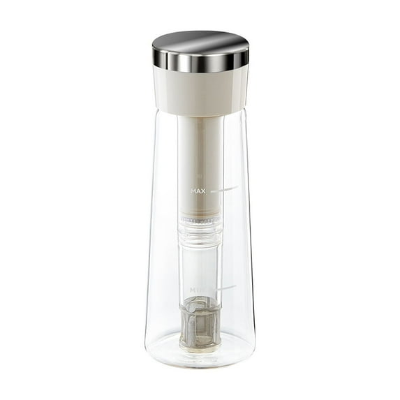 High Borosilicate Glass Cold Brew Kettle French For Iced Coffee And Tea Maker With Hot And Cold Infusion Capabilities