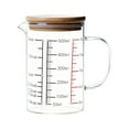 thumbnail image 1 of High Borosilicate Glass Measuring Cup-V-Shaped Spout,500ml(16.9OZ) Glass Measuring Beaker for Kitchen or Restaurant, Easy to Read, 1 of 7