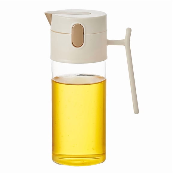 High Borosilicate Glass Oil Dispenser Spill Proof Gravity Free Pouring