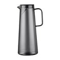 thumbnail image 1 of High Borosilicate Glass Pitcher - 1.5L Large Capacity Amber Lemonade Jug | Coffee & Gray | 9.84x3.94x3.15in | Dishwasher Safe | Iced Tea, Fruit Water, Coffee | Home & Office Use, 1 of 6