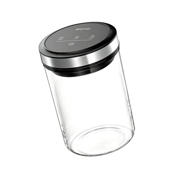 High Borosilicate Glass Vacuum Food Storage Container With 4500 Hour Usage