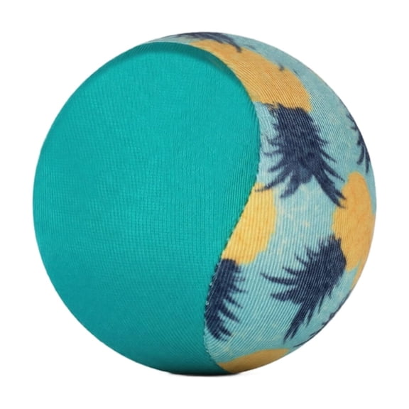 High Bounce Water Skip Ball, 2.2in Polyester Covered TPR Splash Ball for Pool Beach Lake Outdoor Water Games, Soft Elastic Floating Bounce Ball