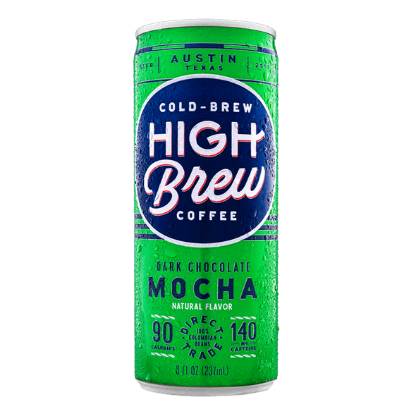 High Brew Cold Brew Dark Chocolate Mocha Coffee, 8 fl oz, (Pack of 12)