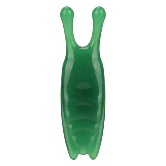 High Bridge Nose Scraper Nose Massager Reduction Nose Alar Gua Sha Nose Tool for Shape Jawline Puffiness Reducing Green