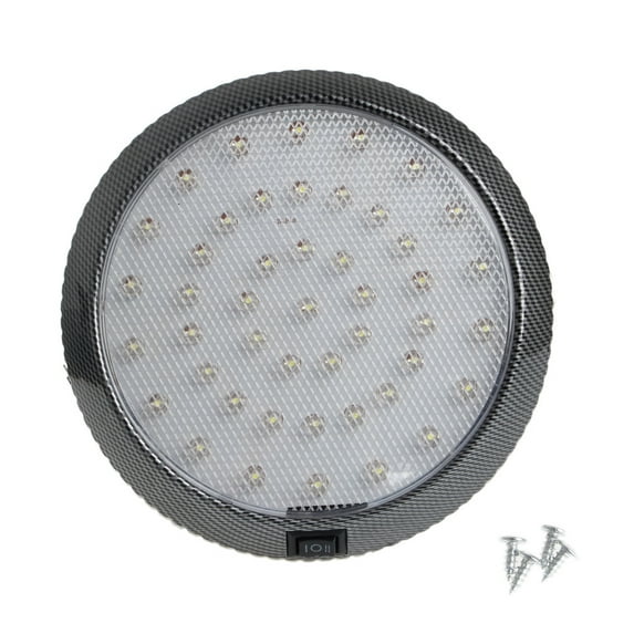 High Brightness 12V LED RV Ceiling Dome Light Trailer Indoor Reading Lamp