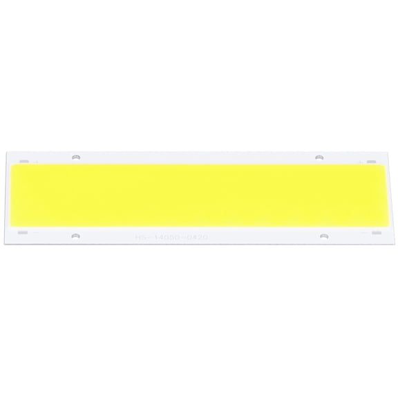 High Brightness 1500LM COB LED Strip Panel Light Chip, DIY Lamp Accessory, 12V 15W Aluminum Substrate Board 5.5x2.0 inches / 140x50mm Premium Light Source, Warm White 3000K
