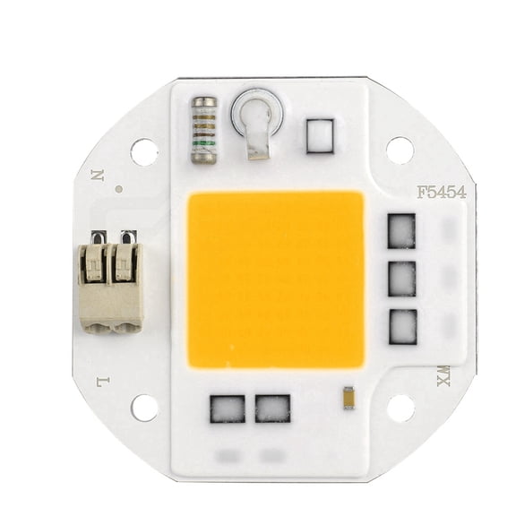 High-Brightness 220V 50W COB LED Spotlight Bulb, Warm White Integrated Chip Light Source