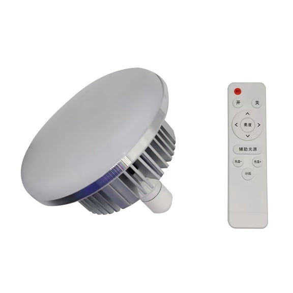 High Brightness 85W 155W LED Light Bulb for Photography Adjustable Color Temperature and Brightness with Remote Control E27