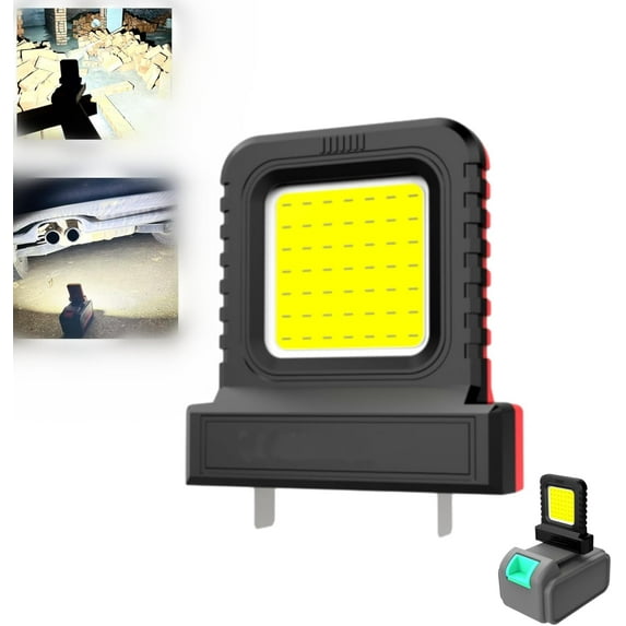 High Brightness Floodlight, 2000 Lumen Cordless LED Work Light, IP67 Waterproof & Magnetic Base, for All 21V Power Tool Batteries