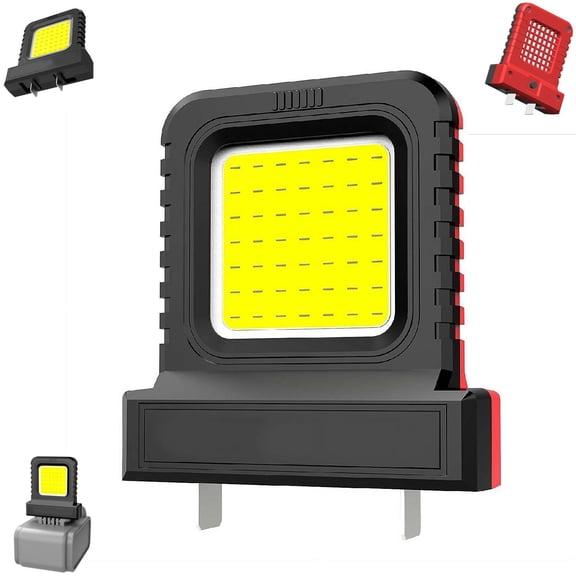 High Brightness Floodlight - for All Power Tool Batteries,Cordless Flood Light,Portable Floodlight Compatible with 20V Tools, Adjustable Job Site Working Lightsfor Workshop Garage Outdoor