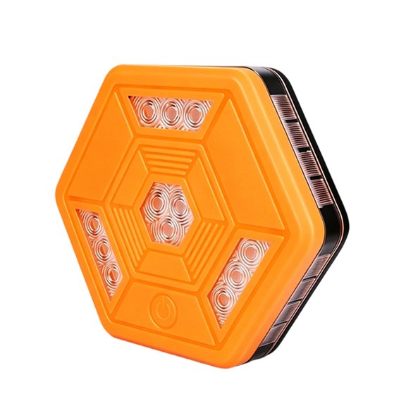 High Brightness LED Roadside Warning Flasher With USB Charging And Multiple Lighting Option Suitable For Night Safety