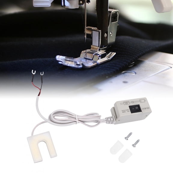 High Brightness LED Sewing Machine Light U-Shaped Energy Saving Flexible Gooseneck Working Lamp for Industrial Home Crafters 110-250V (12 inches / 30.5 cm)