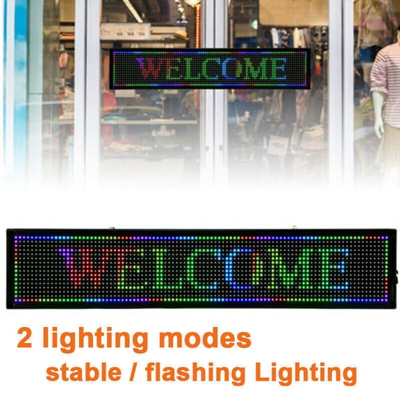 High Brightness Outdoor LED Sign Programmable Scrolling Message Display Board for Commercial Advertising