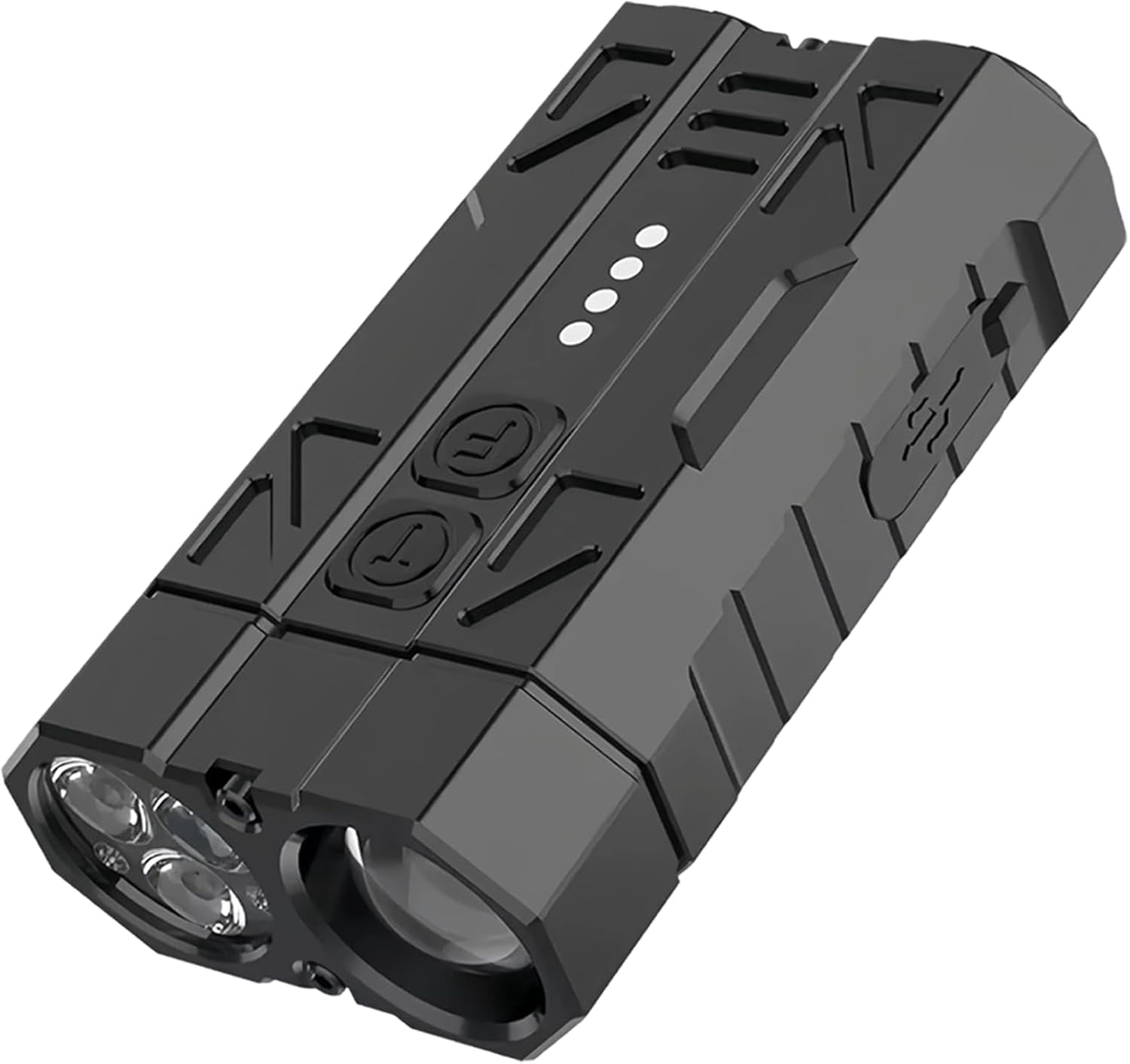 High-Brightness Pocket Dual-Module Outdoor Flashlight, EDC Flashlight ...