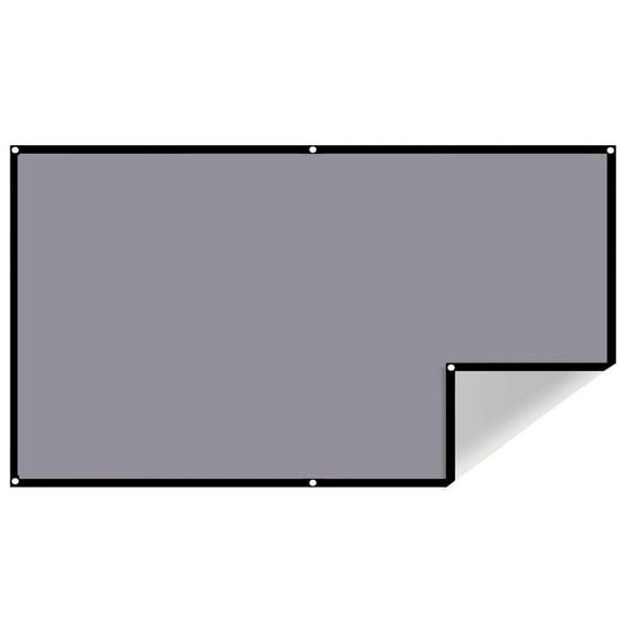 High Brightness Portable Projection Screen Anti-Light Projector Curtain ,Wrinkle-Free Outdoor Projector Screen